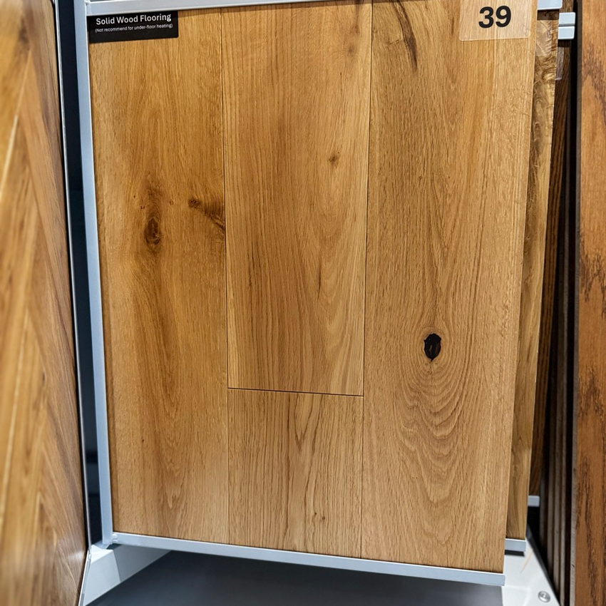 Kensington Solid Wood Oak Natural Brushed Oiled